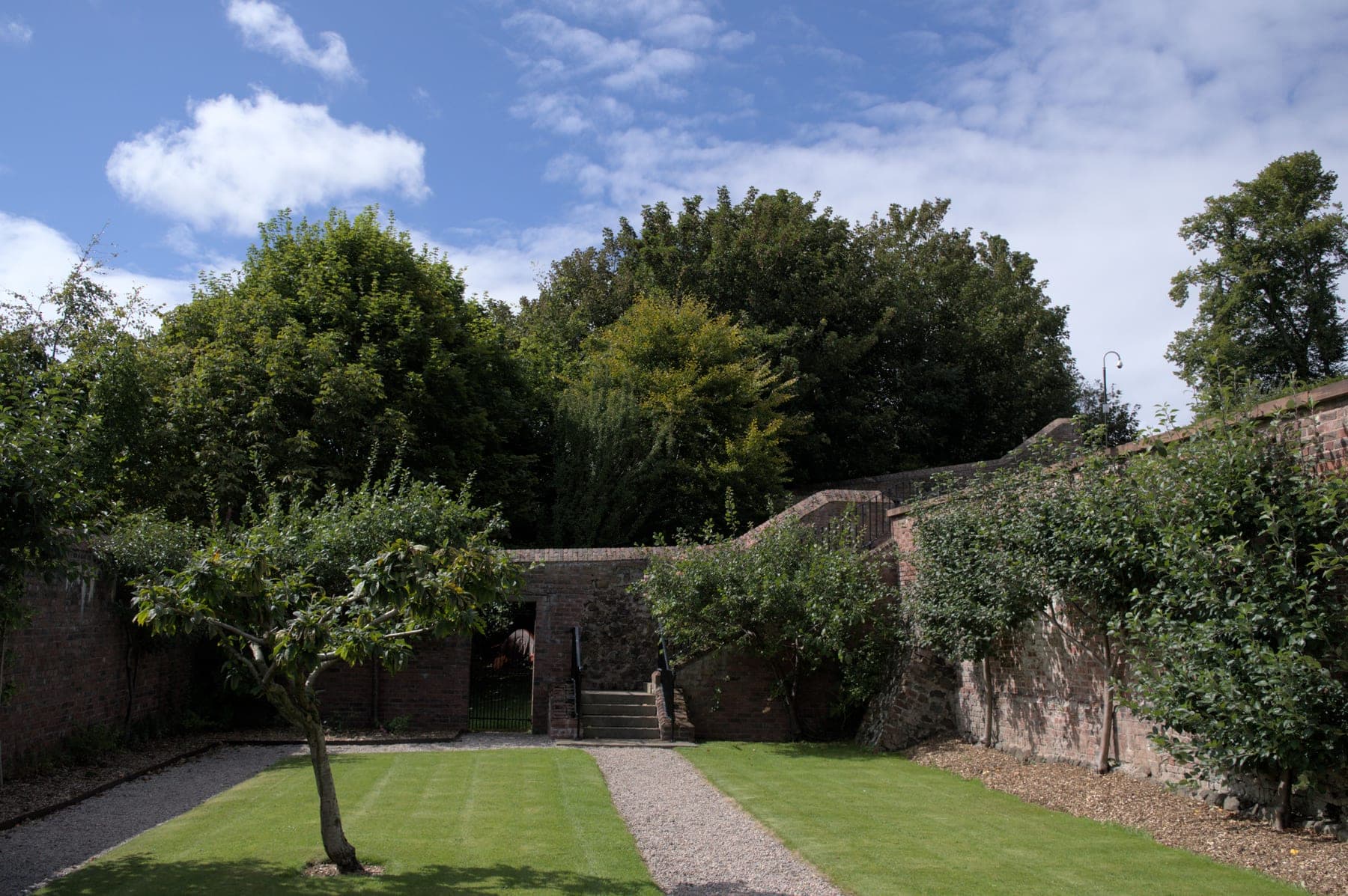 A walled kitchen garden